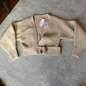 NWT Cult Gaia Wrap Sweater